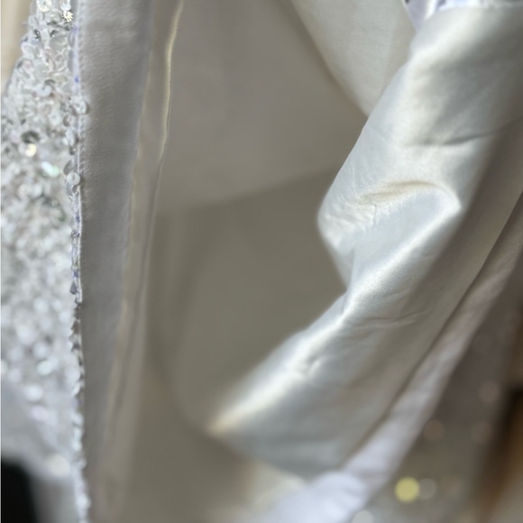 Retrofete Silver Sequin Mini Dress - Picture 7 of 11